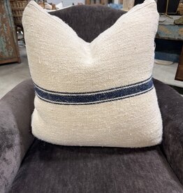 French Grain Sack Pillows with 100% Down Insert