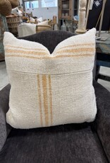 French Grain Sack Pillows with 100% Down Insert