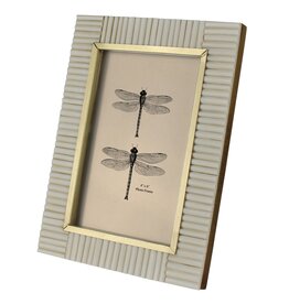 Picture Frame, Resin & Brass - 4x6