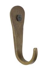 Forged Hook, Iron - Brass