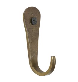 Forged Hook, Iron - Brass