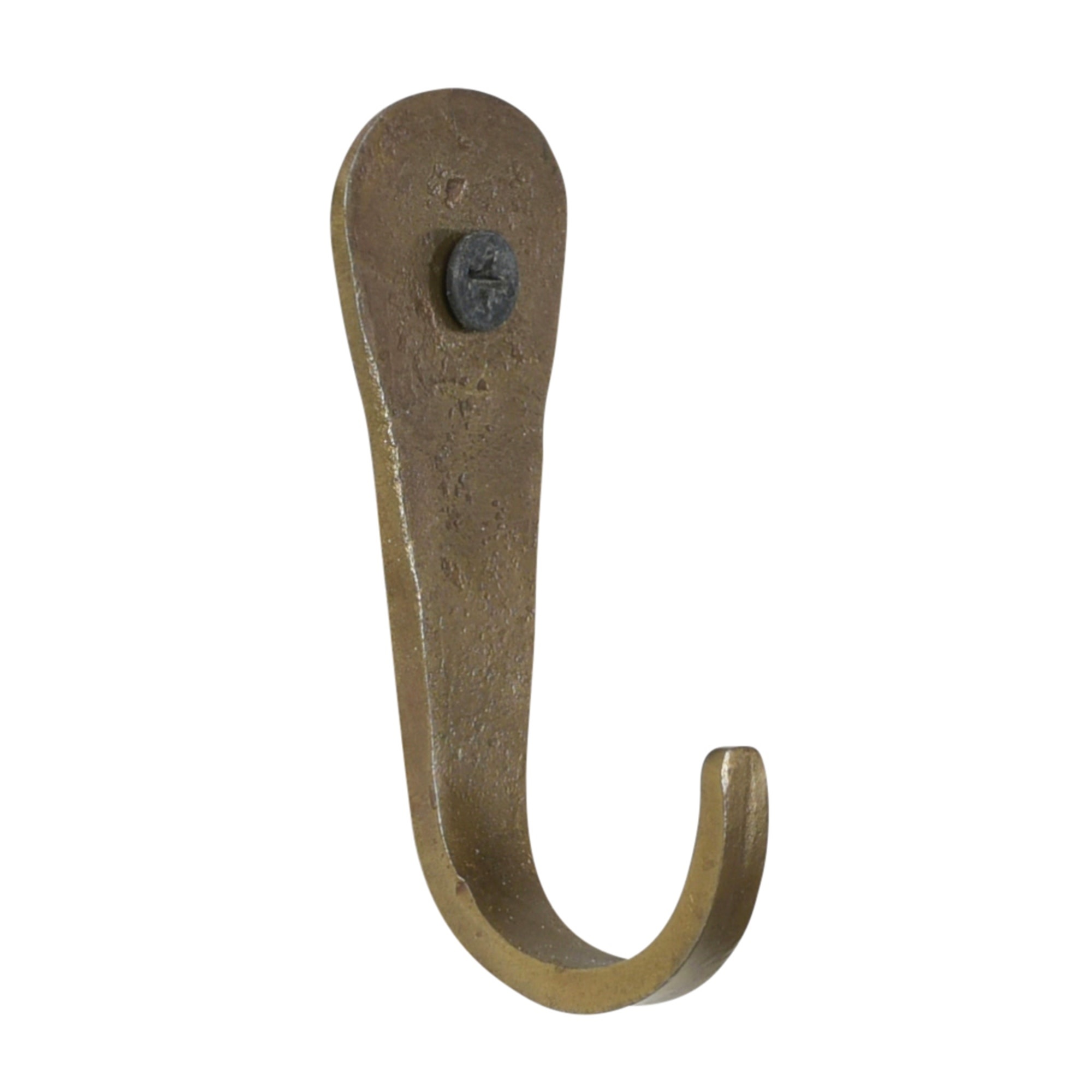 Forged Hook, Iron - Brass - Beljar Home