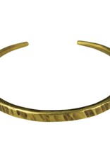 Bracelet, Hammered Brass