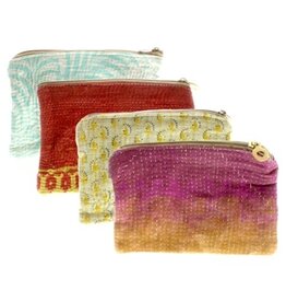 Kantha Fabric Pouch