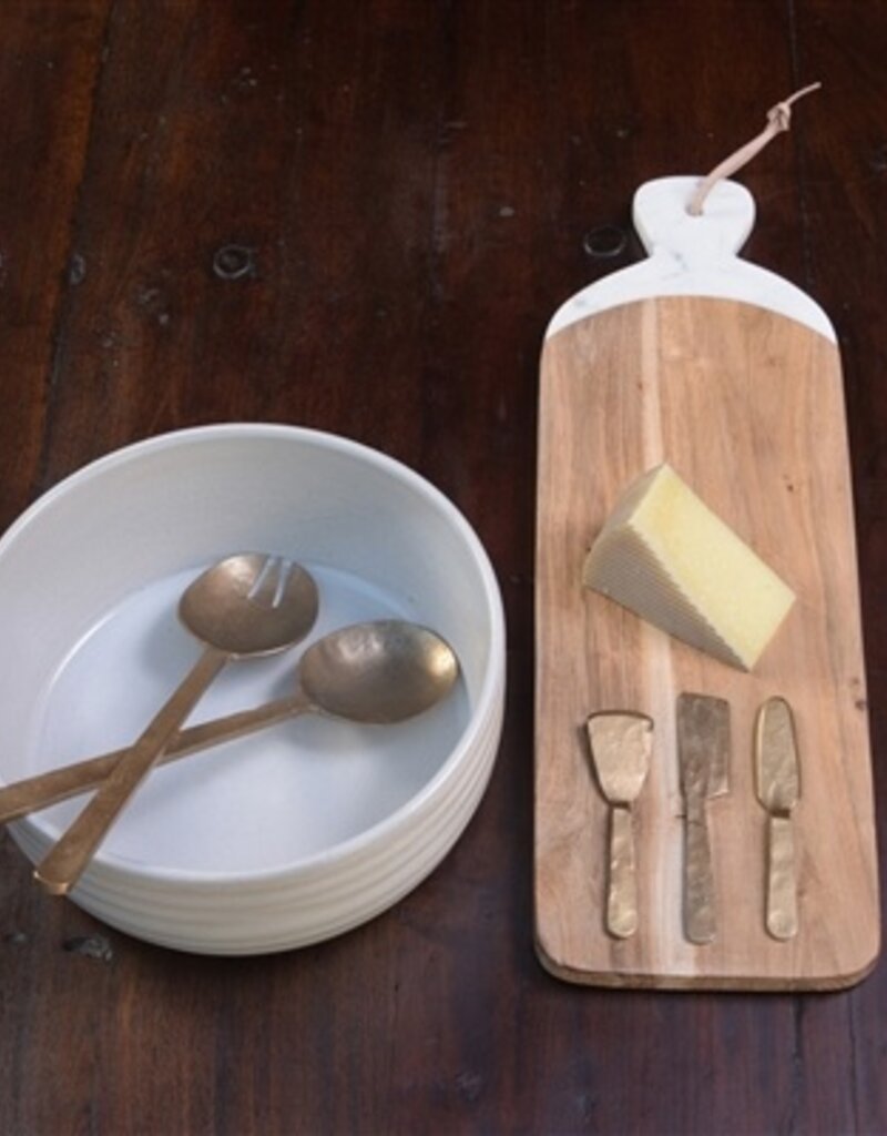 IBSEN CHEESE TOOLS, BRASS - SET OF 3 - ANTIQUE BRASS