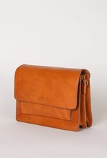 Round Top Classic Leather Purse in Cognac