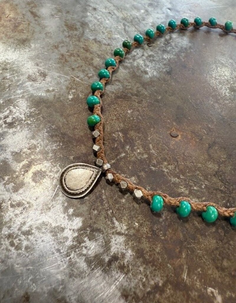 Trival Silver Pendant w/ Turk