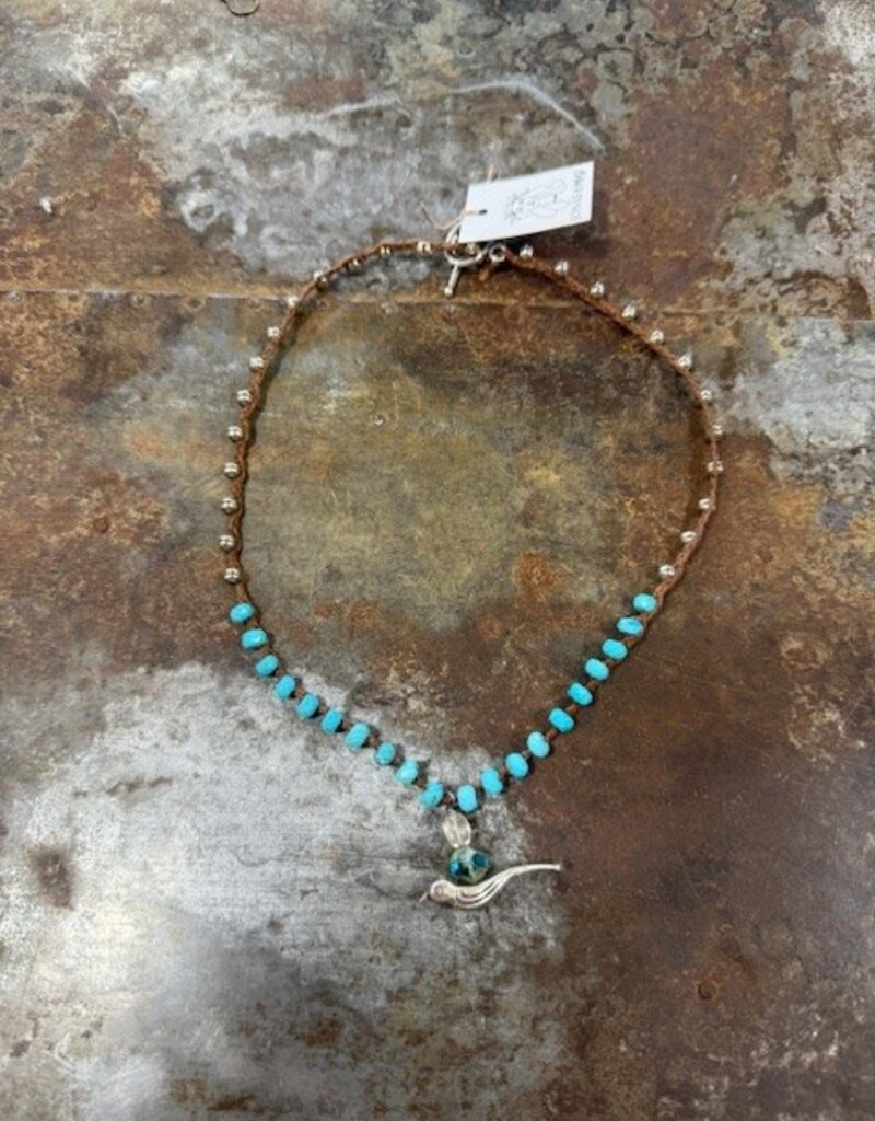 Silver Native American Bird TQ
