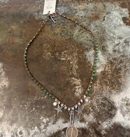 Silver Dime w/ Star Charrms