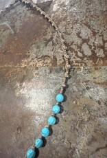 Tubtan Pearl Cross - Turq