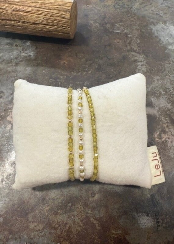 Chartreuse Zircon Bracelet