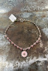 Jones and Muse Pink Carved Mini Flower