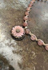 Jones and Muse Pink Carved Mini Flower