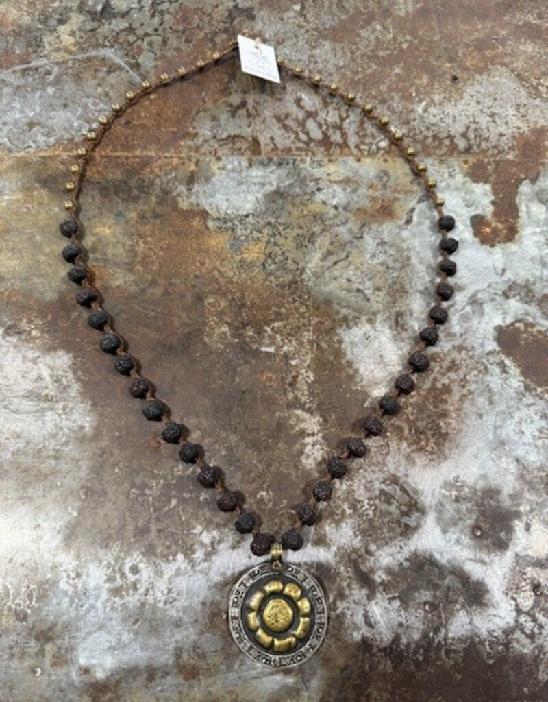 Jonas and Muse Necklaces - Size Large - Handmade Original Bead, Stone, and Silver by Artist Liz Jonas