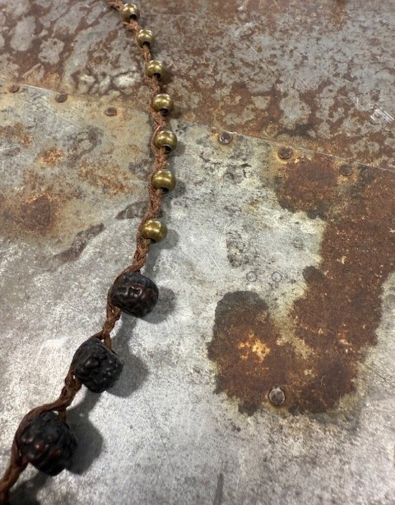 Jonas and Muse Necklaces - Size Large - Handmade Original Bead, Stone, and Silver by Artist Liz Jonas