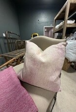 Pink Moroccan Cactus Silk Pillow with insert 22 x 22
