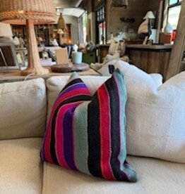 Bolivian Vintage Pillow with insert 22 x 22