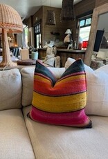Bolivian Vintage Pillow with insert 22 x 22