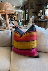 Bolivian Vintage Pillow with insert 22 x 22