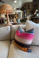 Bolivian Vintage Pillow with insert 18 x 18