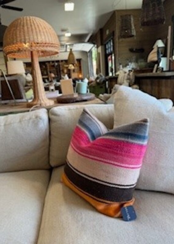 Bolivian Vintage Pillow with insert 18 x 18