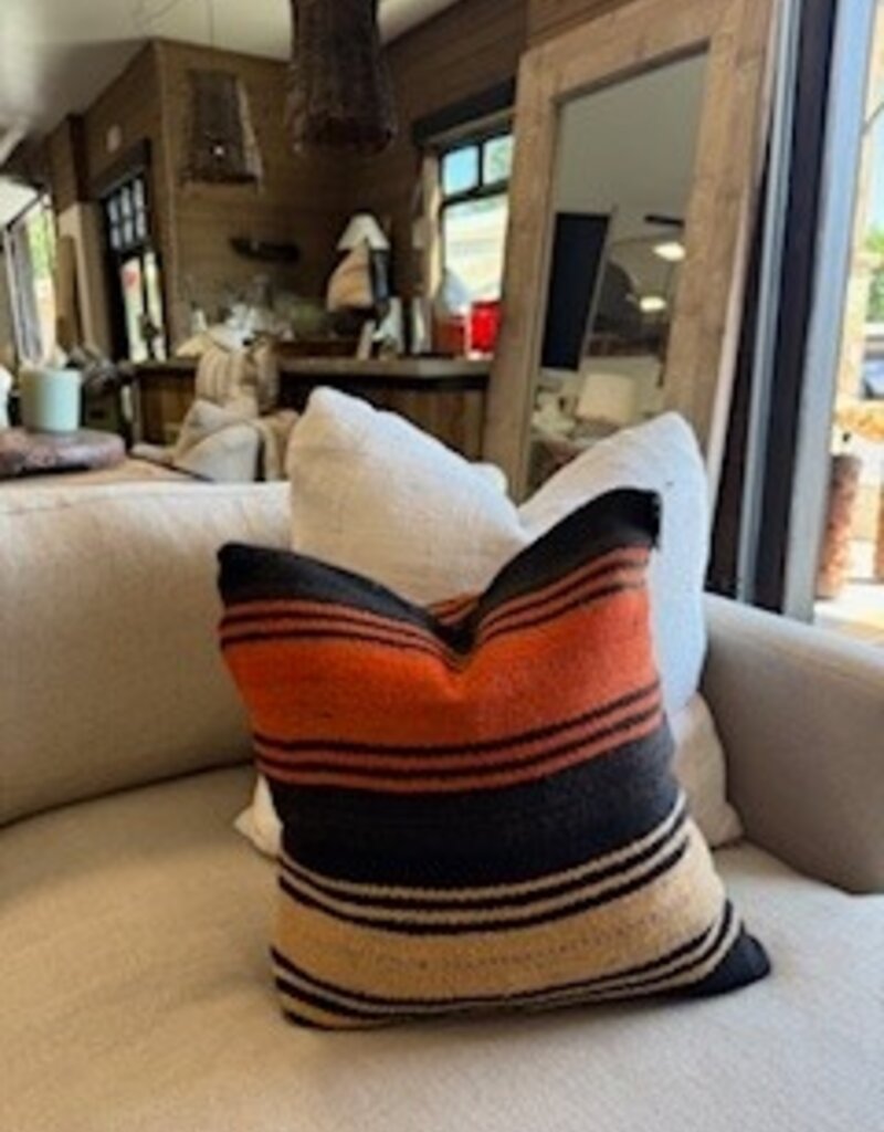 Bolivian Vintage Pillow with insert 18 x 18