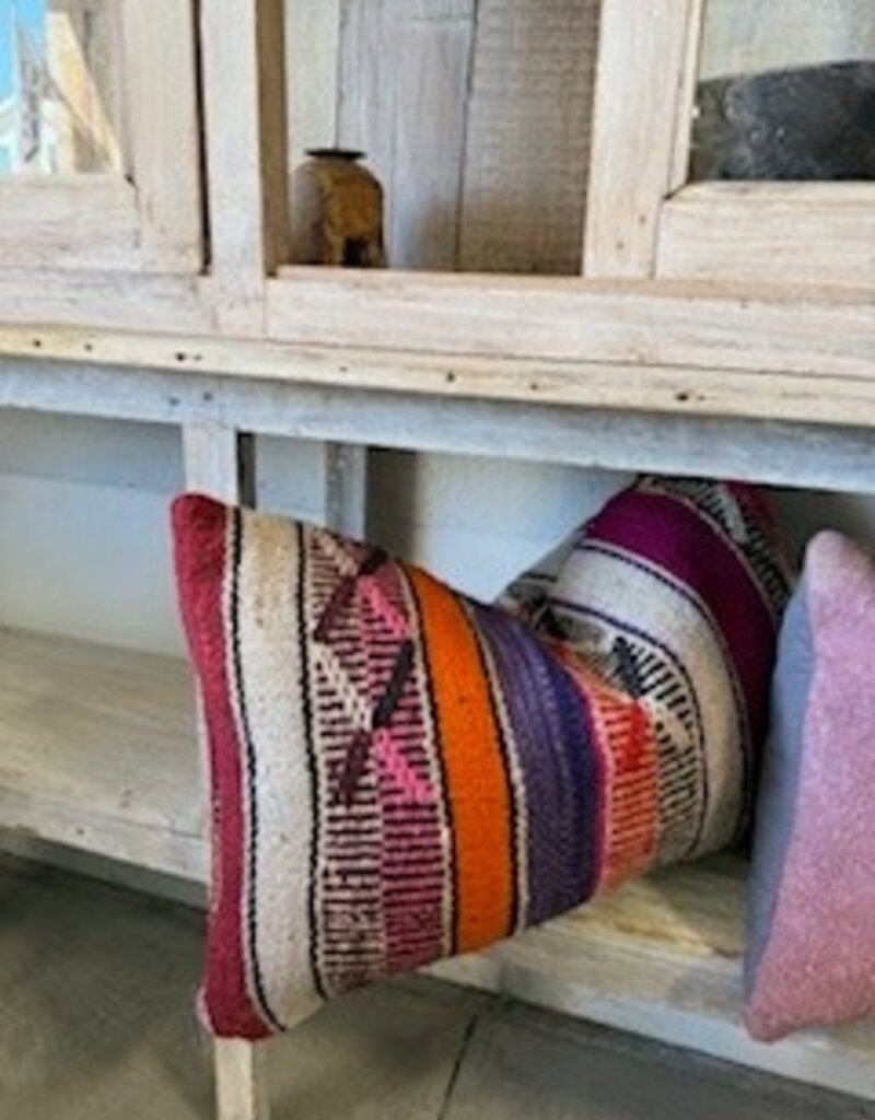Bolivian Vintage Pillow with insert 10 x 18