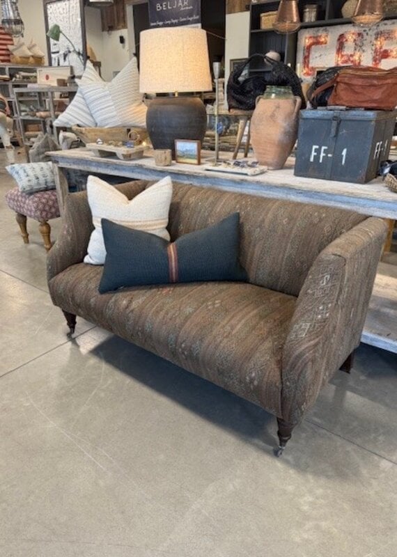 Brown Kilim Love Seat RT 6/25