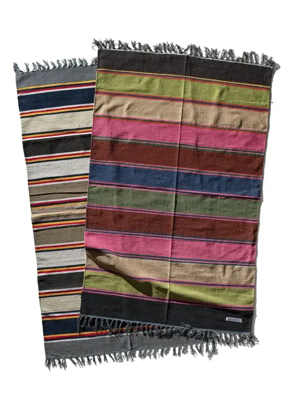 Cotton Beach Rug assorted colors - Wide 3'11" x 6'3"