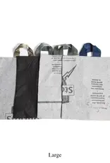 RECYCLED TARP TOTE BAG Large