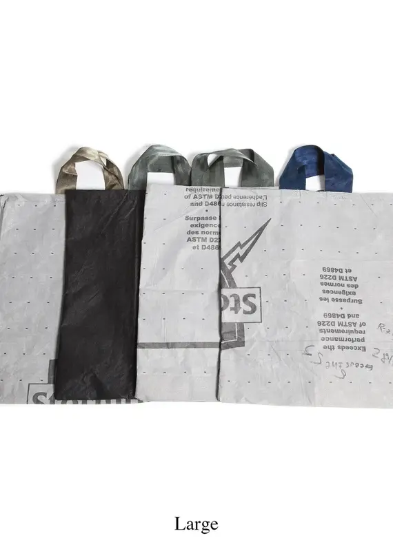 RECYCLED TARP TOTE BAG Large