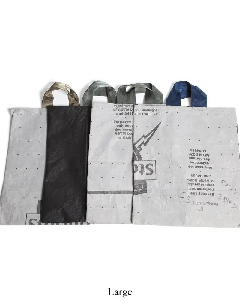 RECYCLED TARP TOTE BAG Large