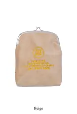 VELVET FRAME POUCH Beige
