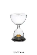 Trophy-Style 10-minute Hour Glass - Assorted Black Sand 3