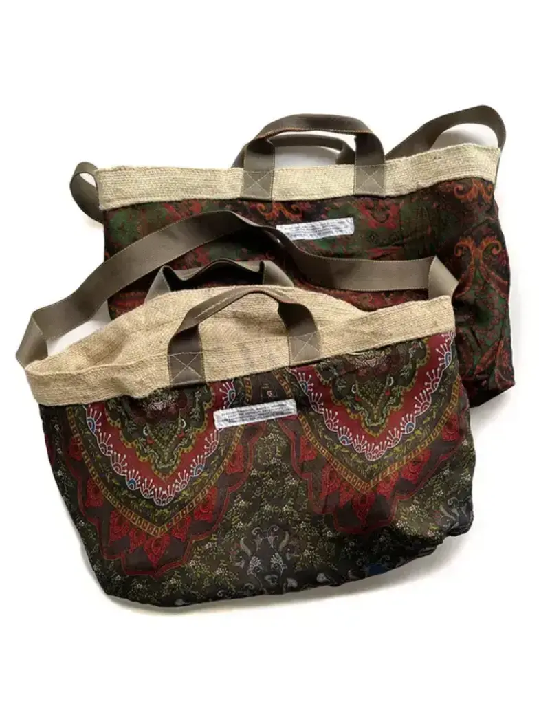 Jute Grain Shoulder Bag - Assorted Textures and Colors