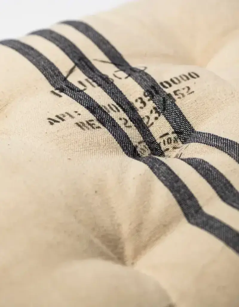 French Navy Seat Cushion - Square 18.8 x 18.8