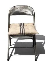 French Navy Seat Cushion - Square 18.8 x 18.8