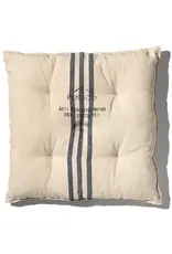 French Navy Seat Cushion - Square 18.8 x 18.8