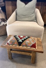 Foot Stool Bench with Vintage Kilim Uphostery SMALL - RT 10/25