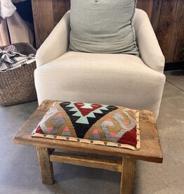 Foot Stool Bench with Vintage Kilim Uphostery SMALL - RT 10/25
