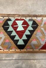 Foot Stool Bench with Vintage Kilim Uphostery SMALL - RT 10/25