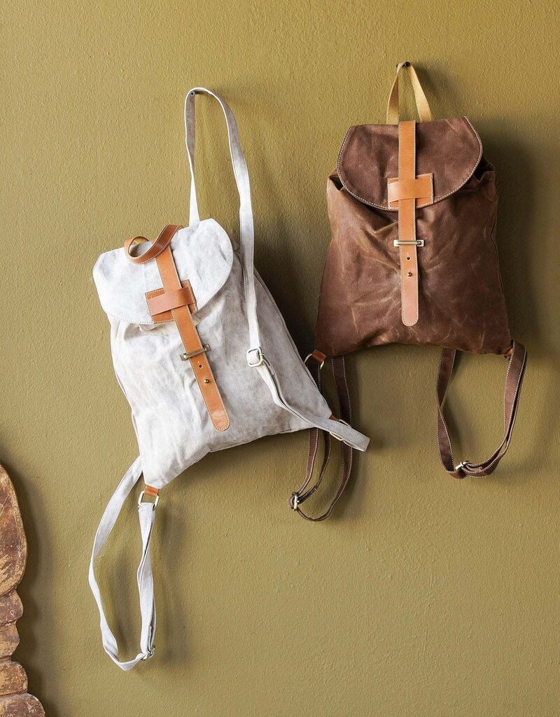 Upcycled Tent Tarp Study Bag