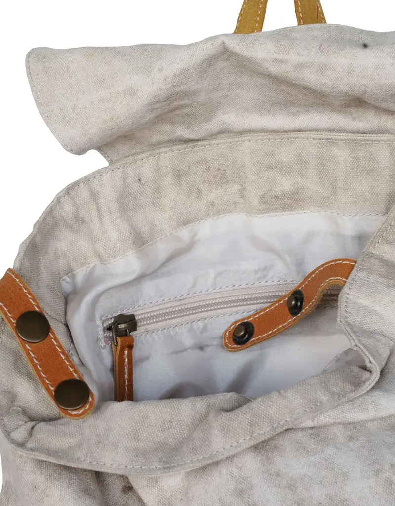 Upcycled Tent Tarp Study Bag