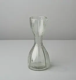 Ruffle Glass Bell Carafe