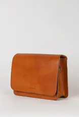 Midway Full-Size Bag / Cognac Classic Leather / Checkered & Leather Strap