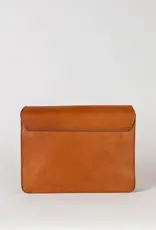 Midway Full-Size Bag / Cognac Classic Leather / Checkered & Leather Strap