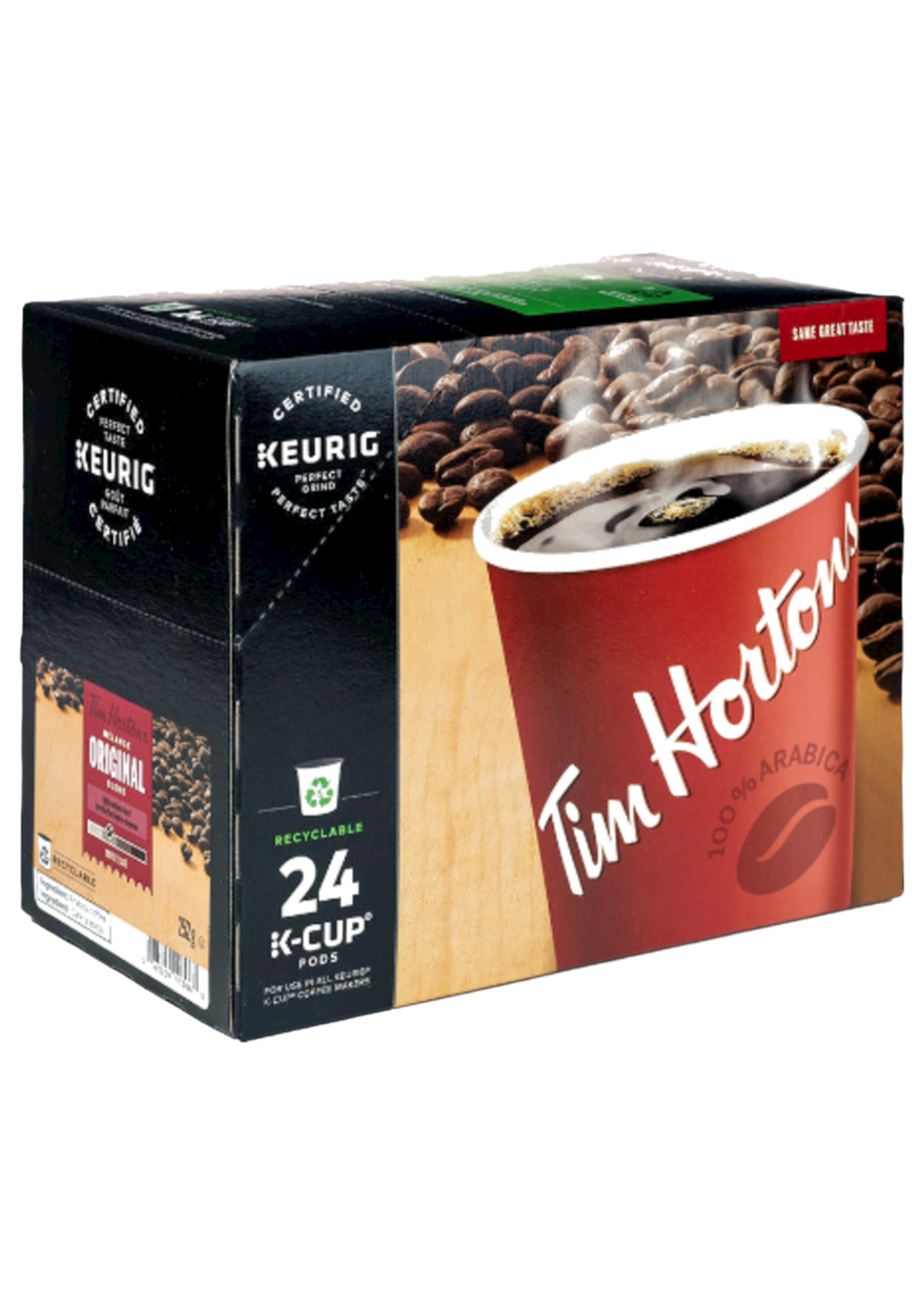 Tim Hortons Café K-Cup Tim Hortons, Mélange Original, boîte de 24