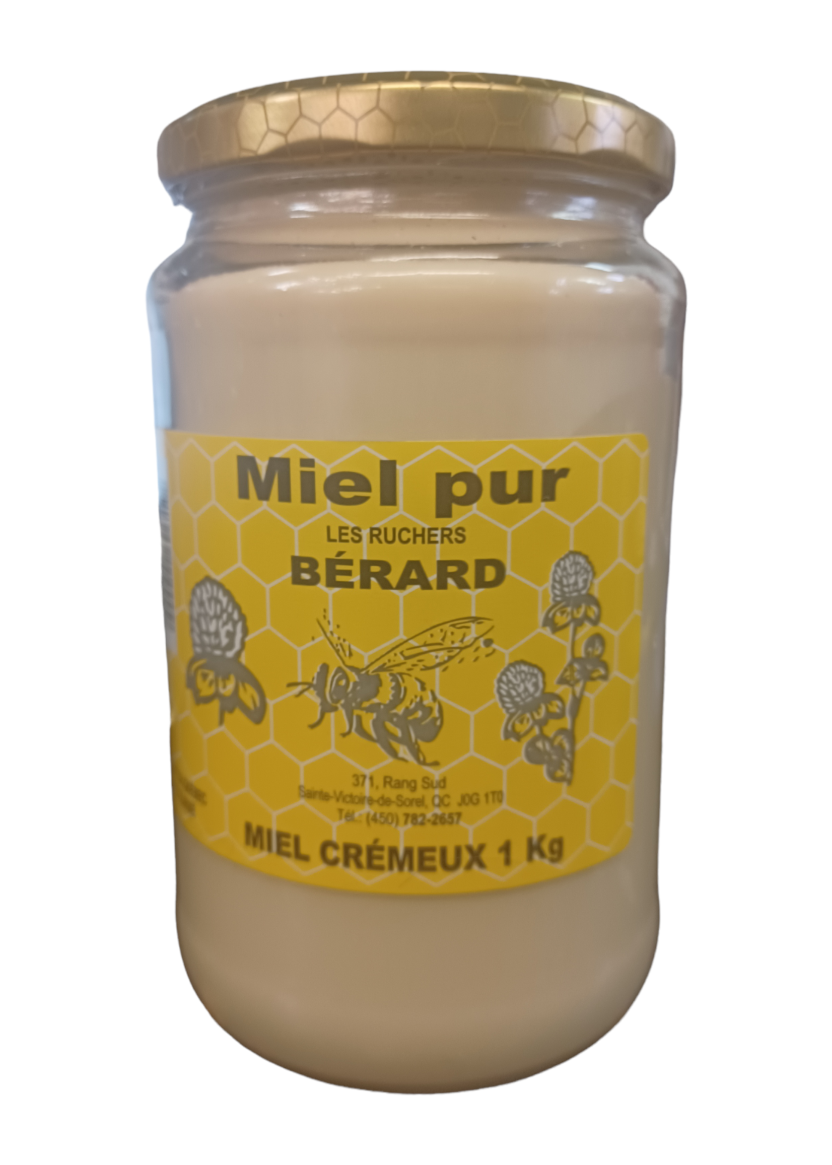 Miel pur Les Ruchers Bérard - Crémeux 1 kg