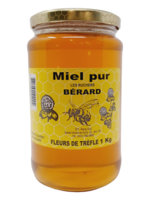 Miel pur Les Ruchers Bérard - Fleurs de trèfles 1 kg