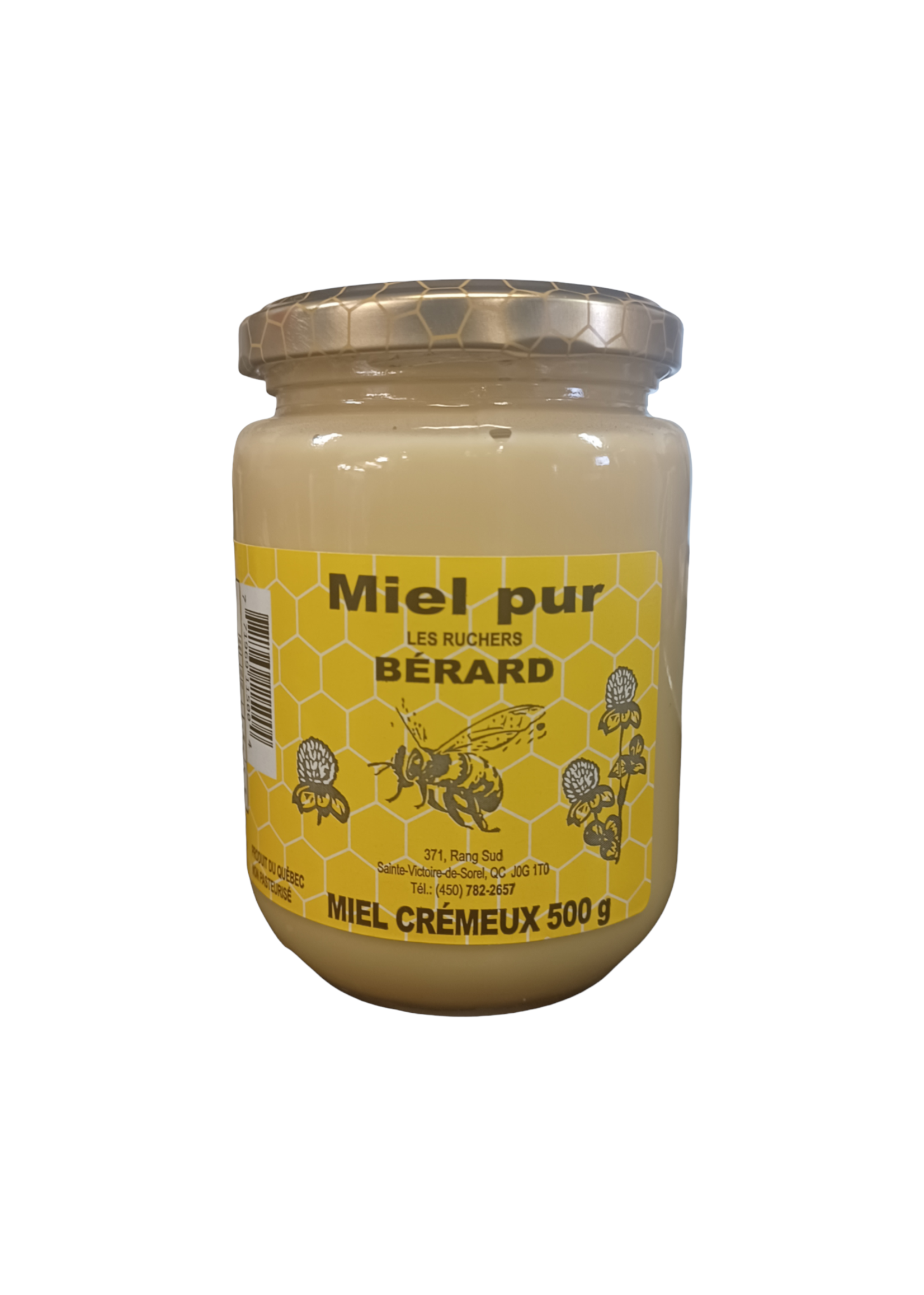 Miel pur Les Ruchers Bérard - Crémeux 500 g